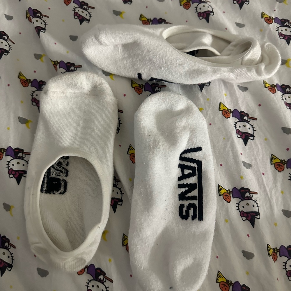 vans slip on socks one size 2 pairs new